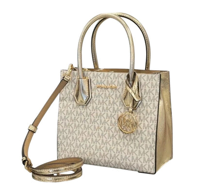 Michael Kors MERCER Medium Satchel Shoulder Messenger Crossbody Bag