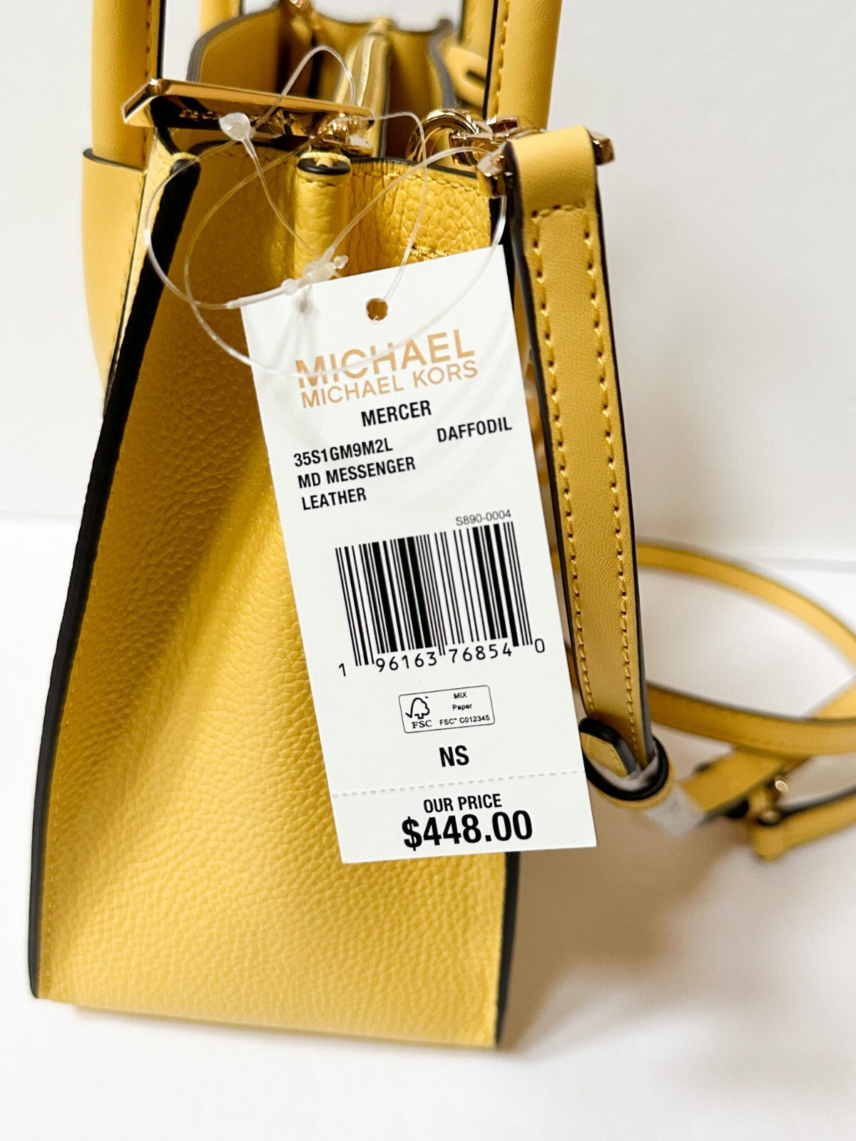 Michael Kors MERCER Medium Satchel Shoulder Messenger Crossbody Bag